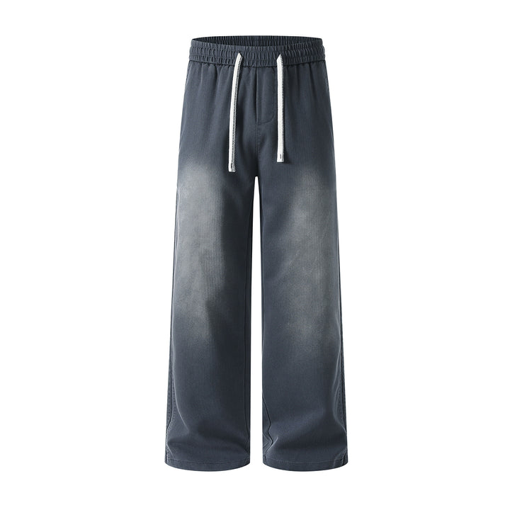 Damen weite Freizeithose mit elastischem Bund und Kordelzug Echoarchiv