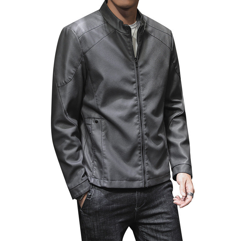 Herren Stylische Lederjacke Echo Archiv