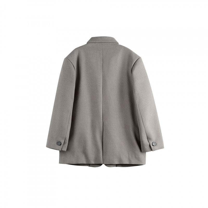 Damen Oversize-Blazer im Boxy-Cut mit Reverskragen und Pattentaschen Echo Archiv