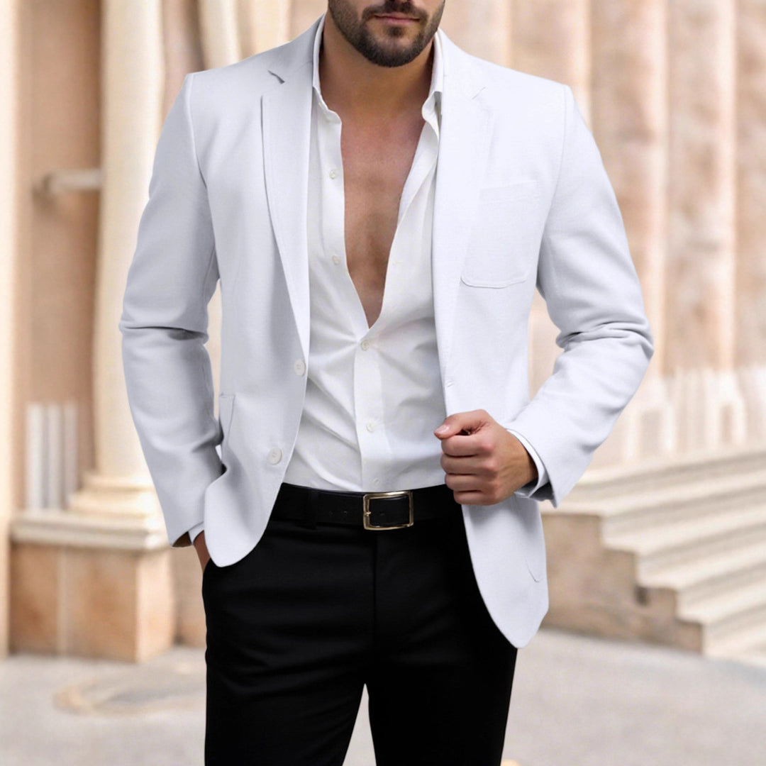 Herren eleganter Blazer mit modernem Schnitt Echoarchiv