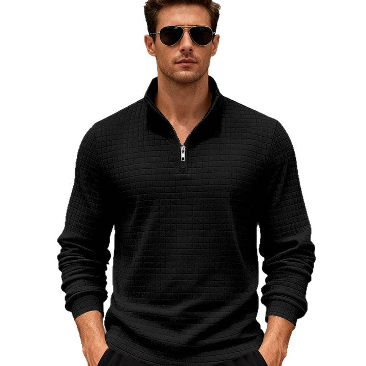 Herren Sportlicher Pullover mit Reißverschluss Echoarchiv