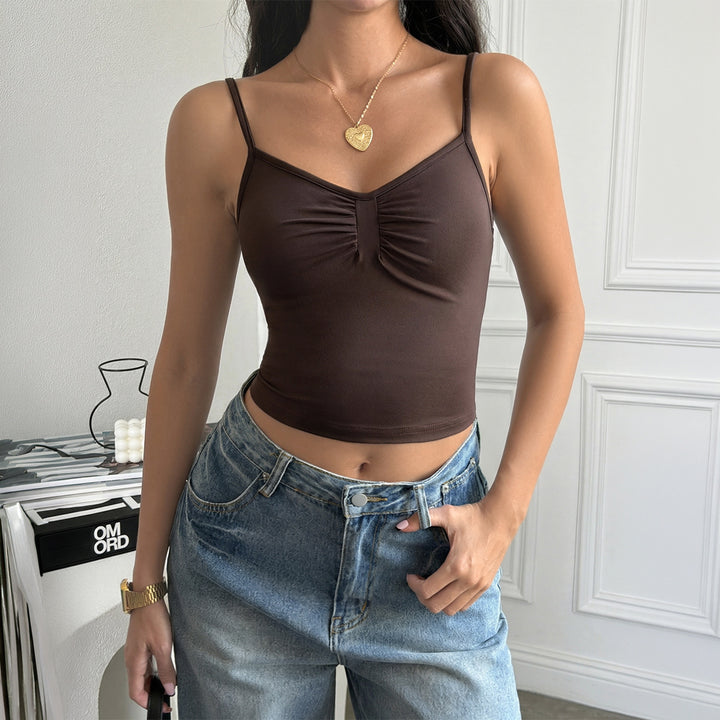 Damen trägerloses Top mit gerüschtem Detail Echo Archiv