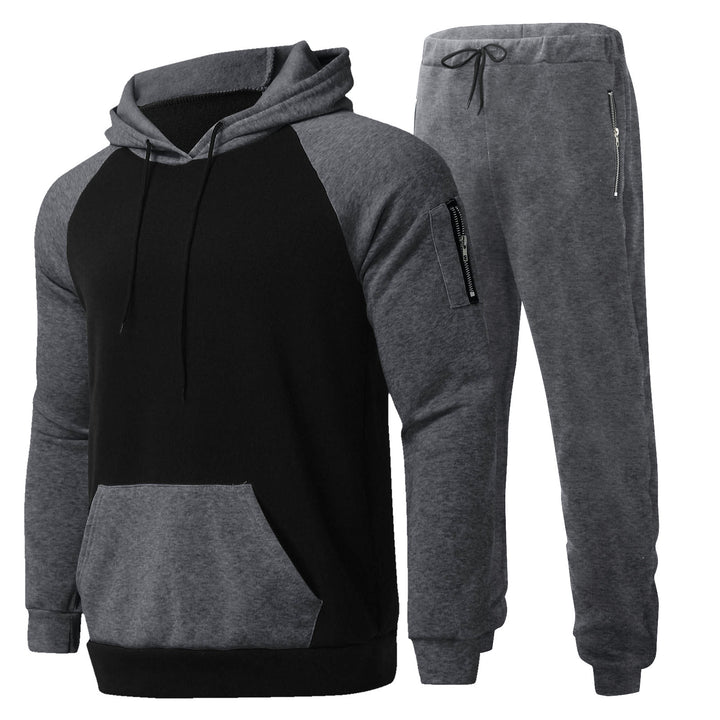 Herren Sportliches Hoodie- und Jogginghose-Set mit atmungsaktiver Struktur Echoarchiv