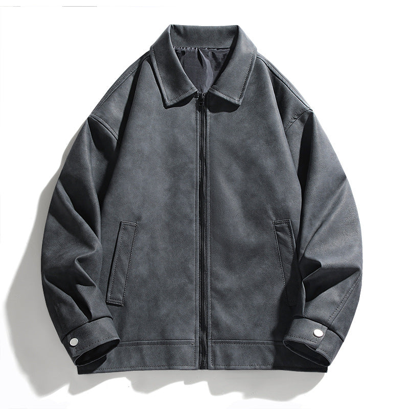 Herren lässige Oversized-Jacke mit praktischen Taschen Echoarchiv