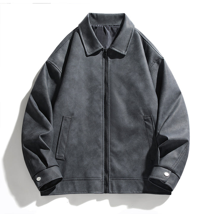 Herren lässige Oversized-Jacke mit praktischen Taschen Echoarchiv