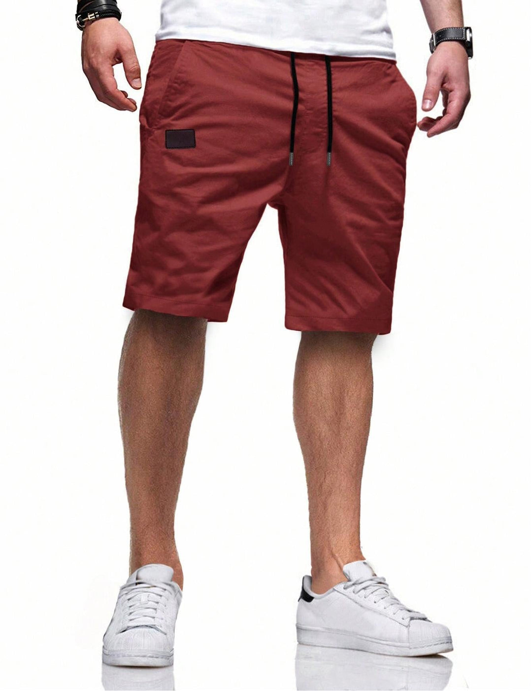 Herren bequeme Sport Shorts mit praktischen Taschen und elastischem Bund – Marzano