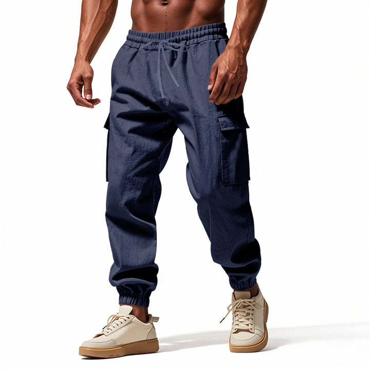 Herren Cargo-Jogginghose mit elastischem Bund und praktischen Taschen Echoarchiv