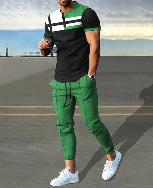 Herren Poloshirt mit modernem Farbblockdesign und lässiger Passform Echoarchiv