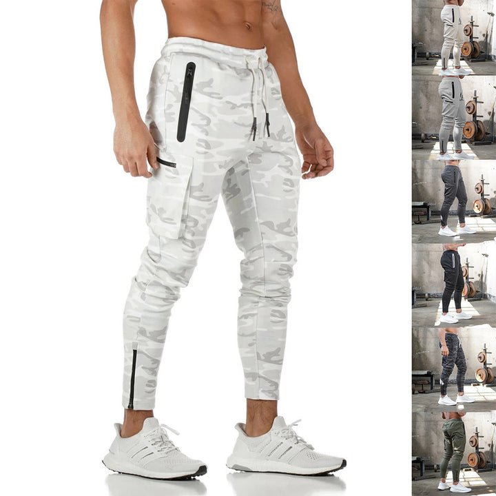 Herren Sportliche Fitness-Jogginghose mit praktischen Taschen Echoarchiv