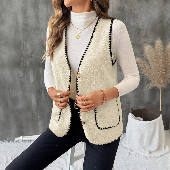 Damen Kuscheliger Cardigan mit Knopfdetails Echo Archiv