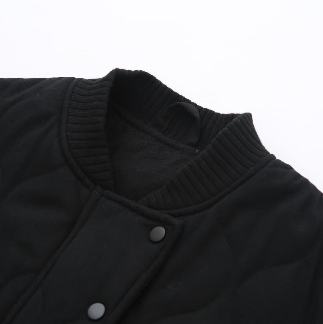 Damen Gesteppte Oversized Bomberjacke – Avenza