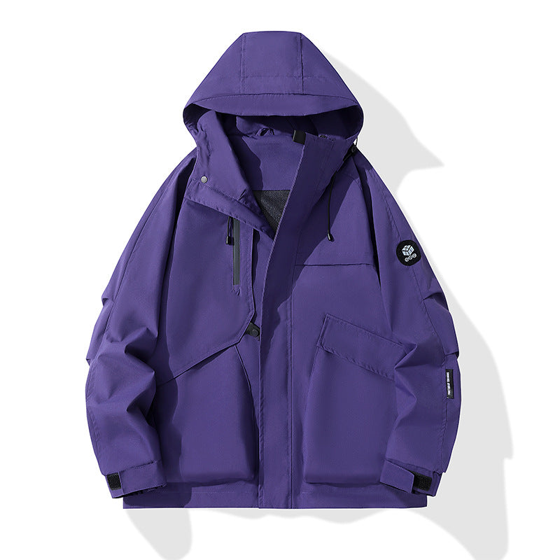 Unisex Fleece gefütterte Windjacke Echoarchiv