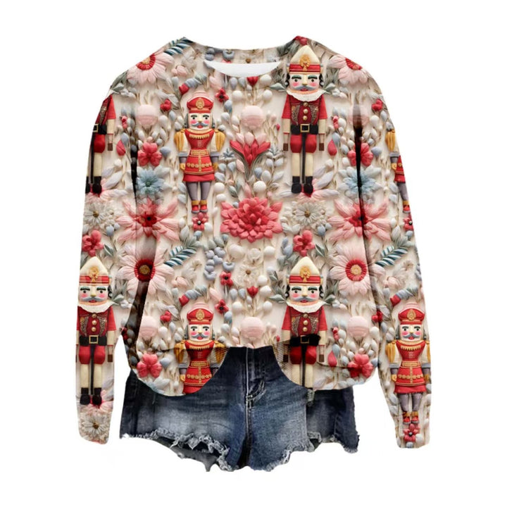 Damen Gemusterter Pullover Echoarchiv