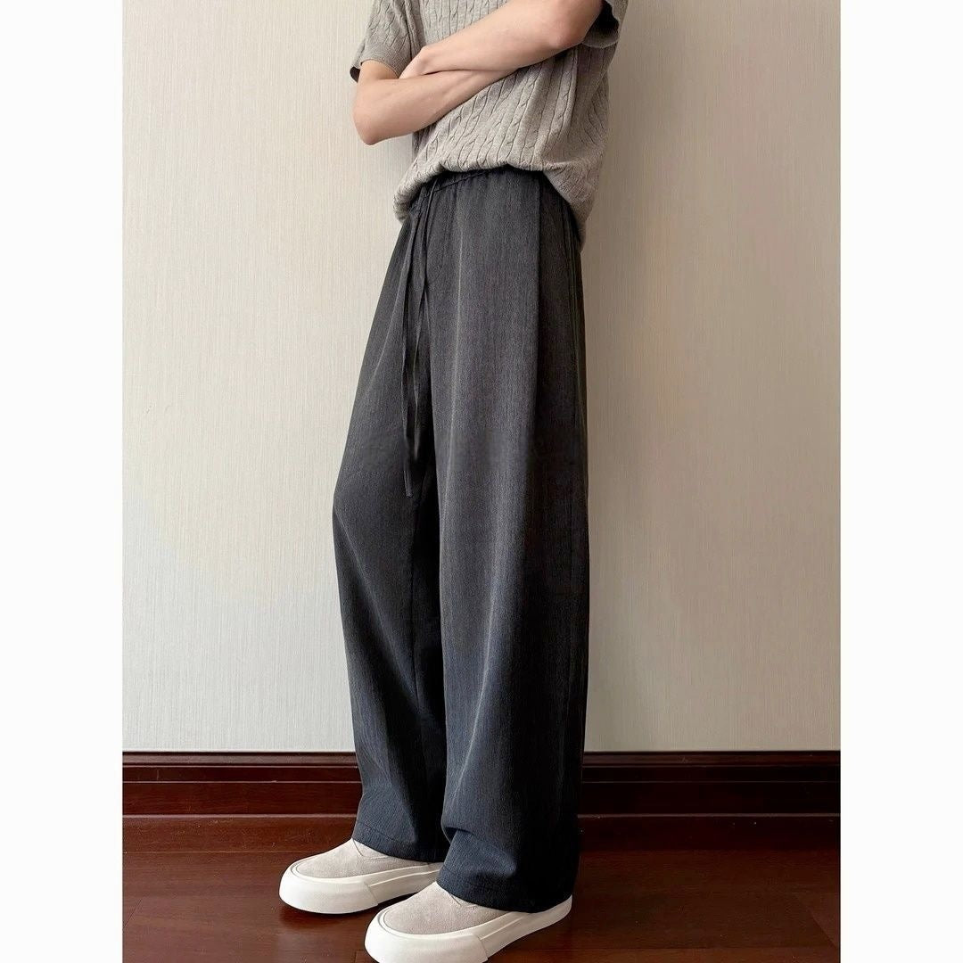 Damen Elegante und bequeme Lockere Stoffhose Echo Archiv