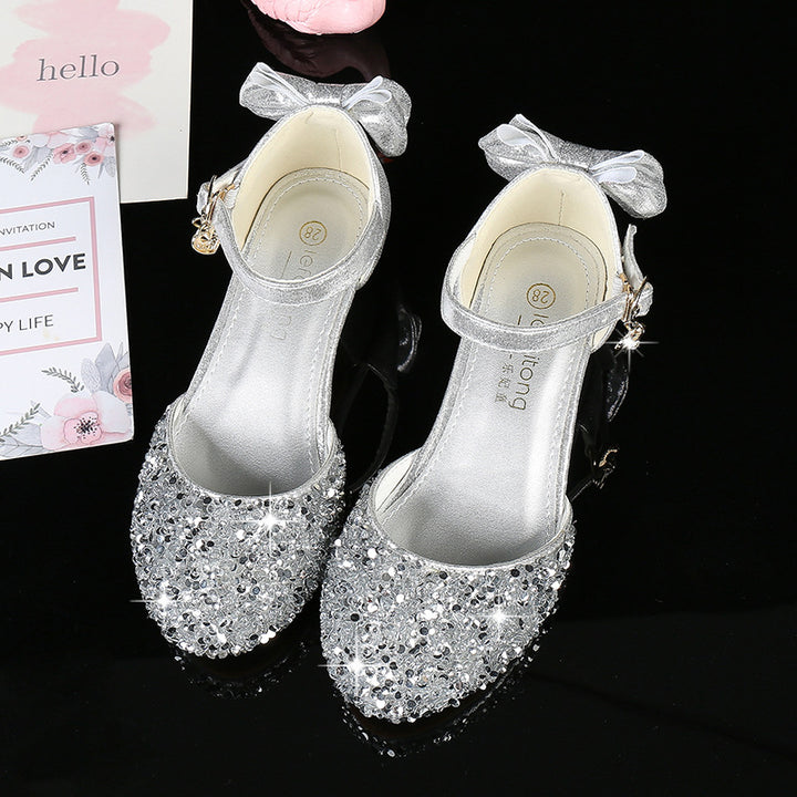 Mädchen Elegante Ballerina Sandalen mit Glitzerverzierung Echo Archiv