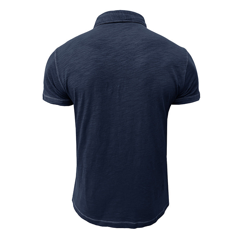 Herren Polo-Shirt mit stylischem Knopfverschluss Echoarchiv