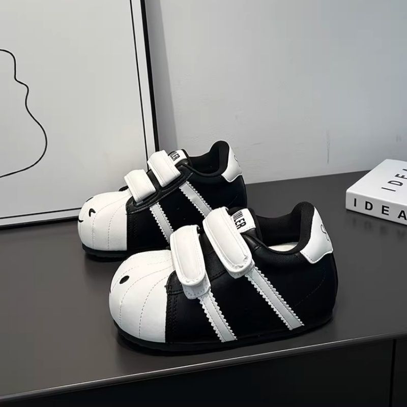 Damen Bequeme Kindersneaker mit niedlichem Tiermotiv und praktischem Klettverschluss Echo Archiv