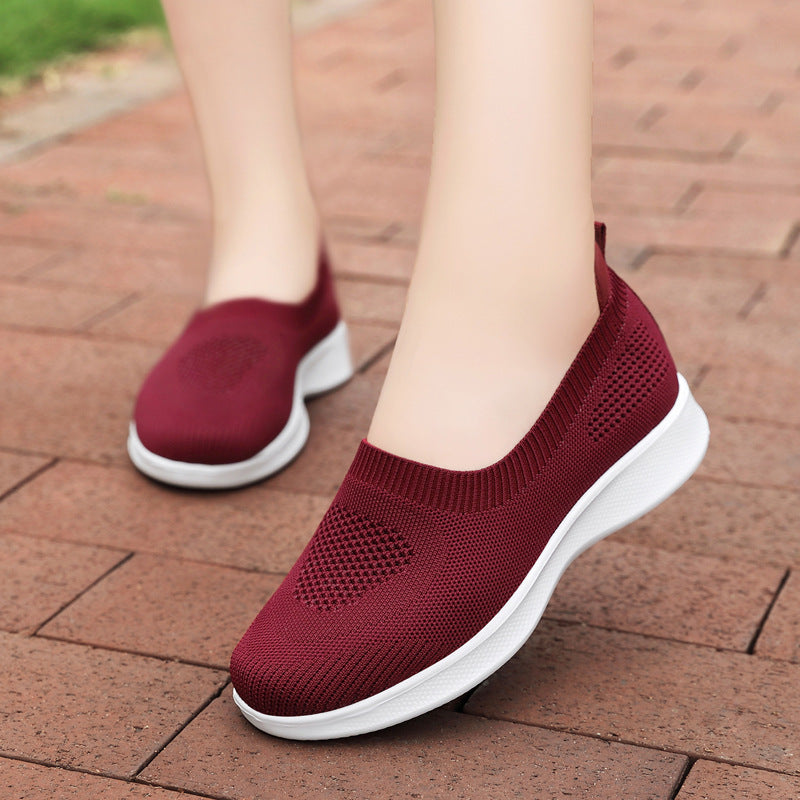 Damen nan nahtloser Slip-On Komfortschuh mit elastischem Maschenobermaterial und federleichter EVA-Laufsohle Echo Archiv