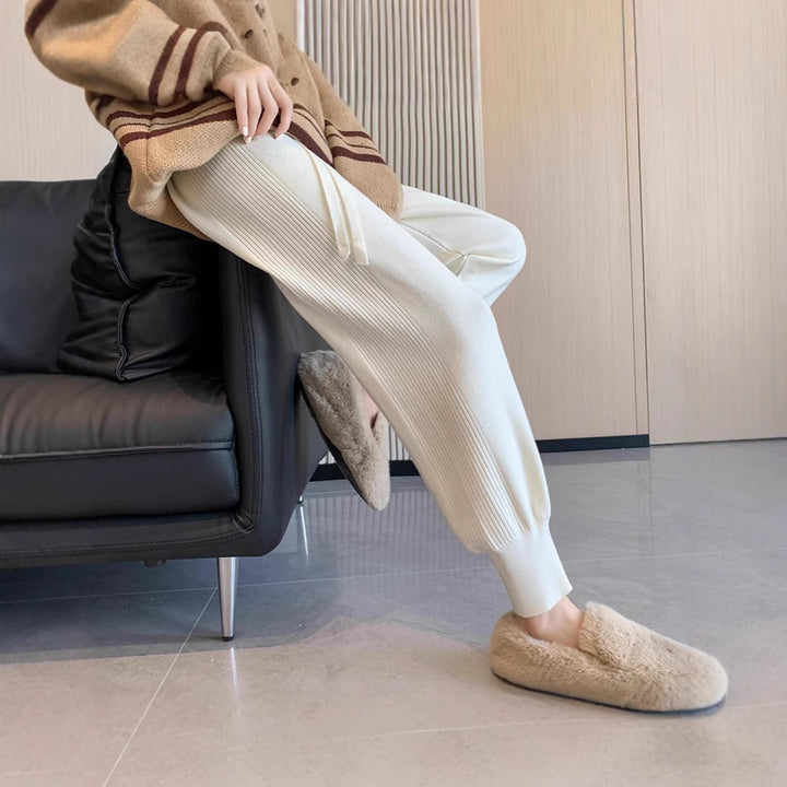 Damen Komfortable Feinstrick-Hosen Echo Archiv