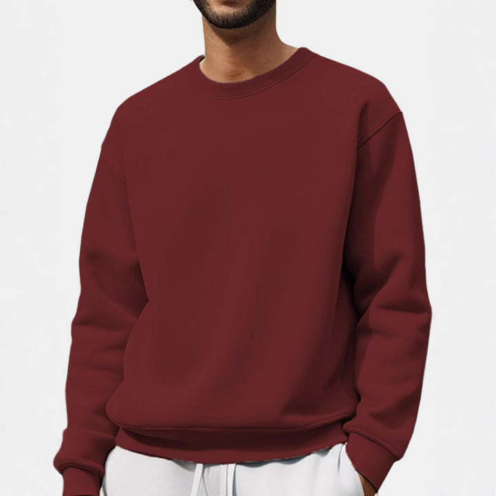 Herren lässiger Sweatpullover mit überschnittenen Schultern Echoarchiv