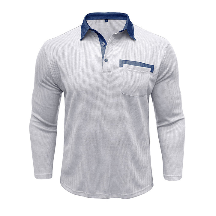 Herren Langarm Polohemd Echoarchiv