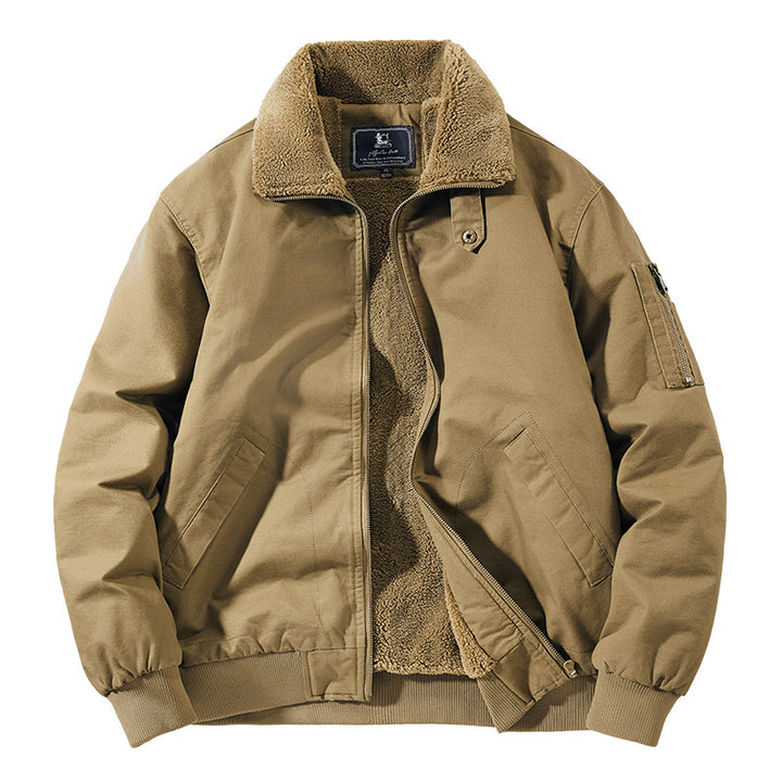Herren Urbaner Blousonjacke mit Teddyfutter Echo Archiv