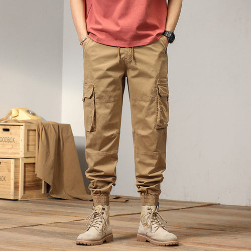 Herren Tapered-Cargo-Joggerhose mit verstärkten Kniepartien und elastischem Saum Echo Archiv