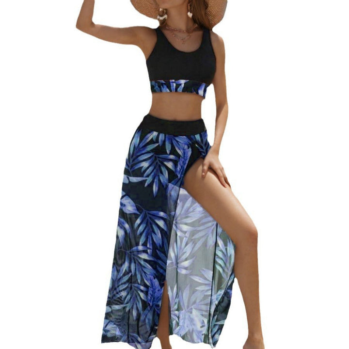 Damen Strandkleid mit modischem Hochschnitt und funktionalem Wickel-Design Echo Archiv