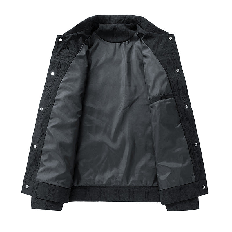 Herren Modische Jacke mit strukturiertem Gewebe Echo Archiv