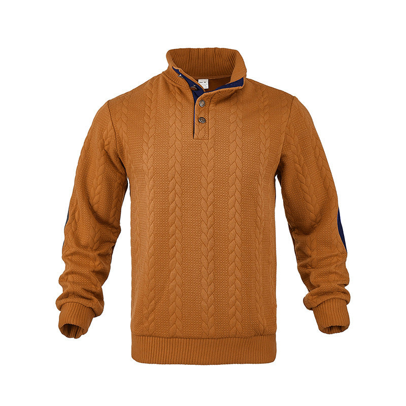 Herren Strickpullover mit Kontrastdetails Echoarchiv