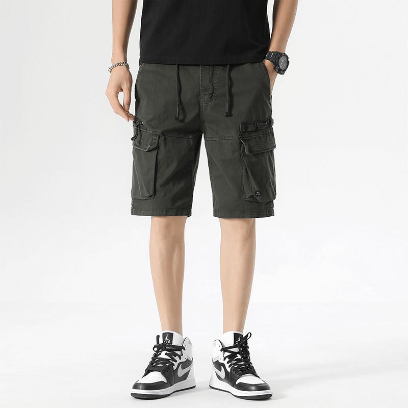 Herren Cargoshorts mit praktischen Taschen und elastischem Bund Echoarchiv