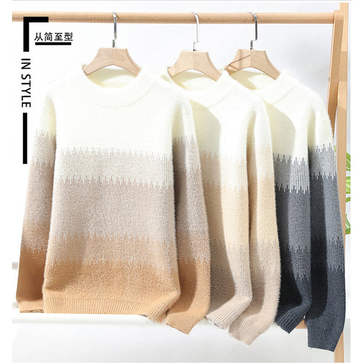 Damen Kuscheliger Pullover mit modernem Farbverlauf Echoarchiv