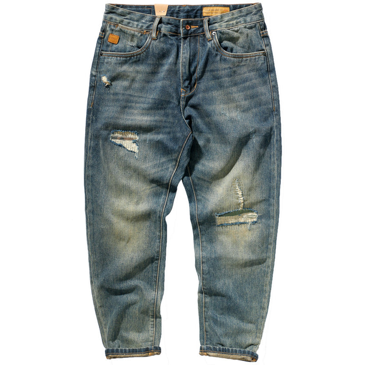 Herren Cargohose im Camouflage-Utility-Stil mit geradem Bein und robustem Canvas Echoarchiv