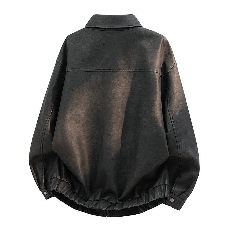Herren Freizeit Lederjacke Echo Archiv