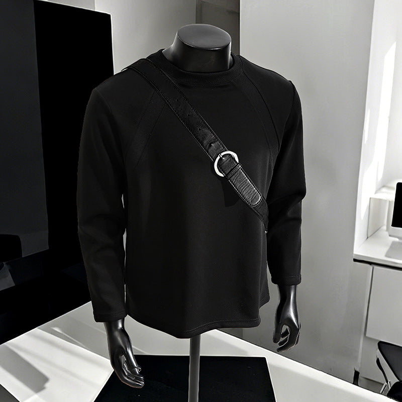 Herren Lässiges Raglan-Sweatshirt mit Rundhals, leichter Struktur und relaxed Fit Echo Archiv