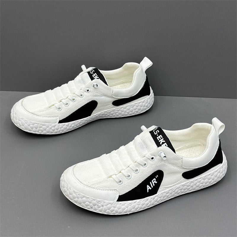 Herren Leichter atmungsaktiver Mesh-Sneaker mit strukturierter Air-Optik-Sohle Echoarhiv