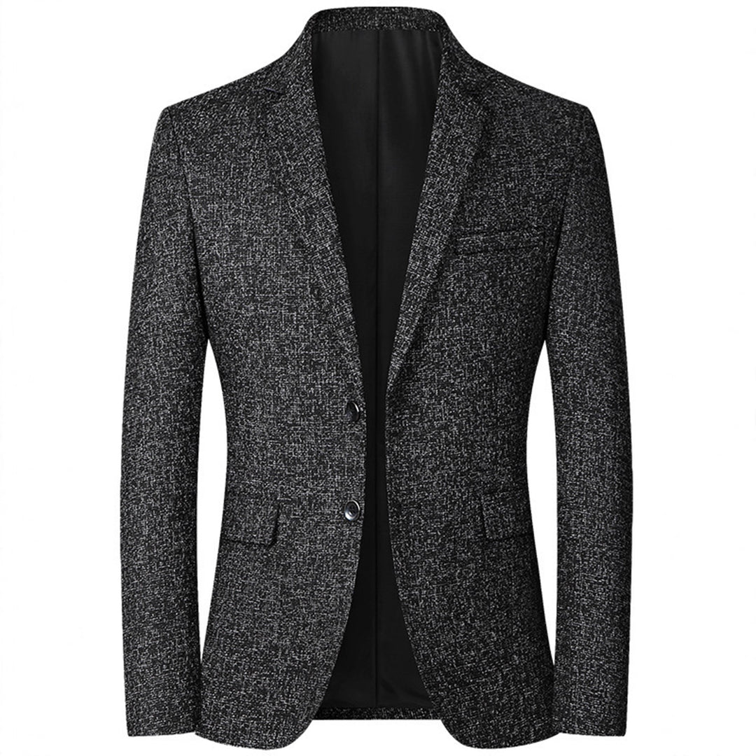 Herren eleganter strukturierter Freizeitblazer Echoarchiv