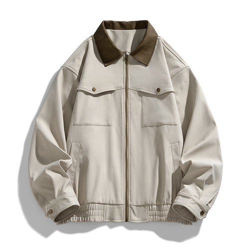 Herren Modische Nylonjacke mit Taschen Echo Archiv