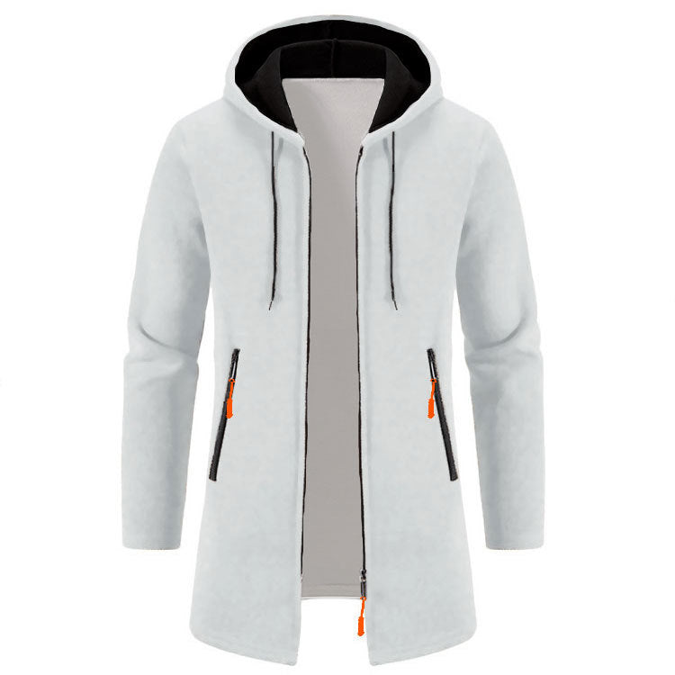 Herren Lässige Kapuzenjacke mit ergonomischem Schnitt und praktischen Reißverschlusstaschen Echoarchiv