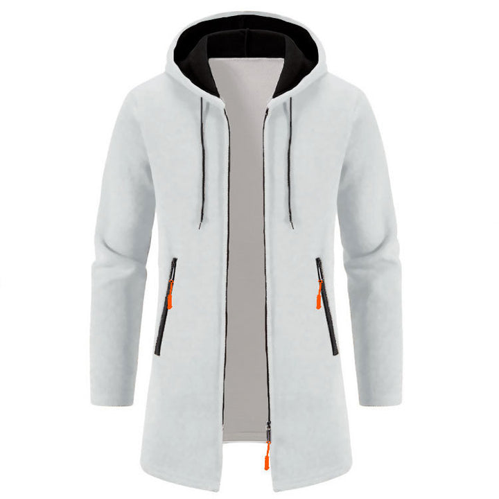 Herren Lässige Kapuzenjacke mit ergonomischem Schnitt und praktischen Reißverschlusstaschen Echoarchiv