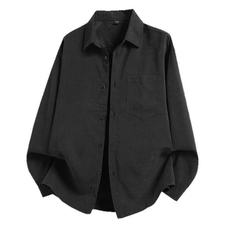 Herren lässiges Overshirt mit komfortablem Schnitt und praktischen Taschen Echoarchiv