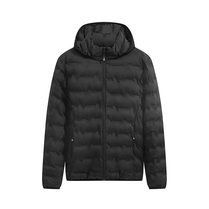 Herren Praktische Steppjacke mit Kapuze Echo Archiv