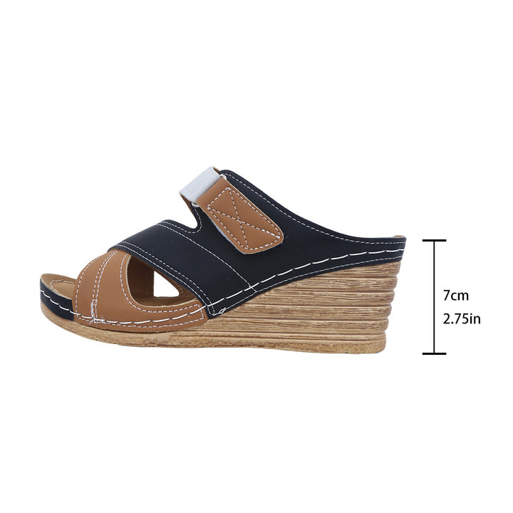 Damen Bequeme Keil-Sandalen Echoarchiv