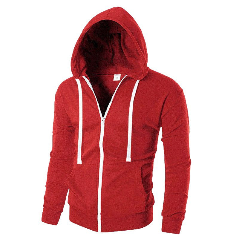 Herren sportlicher Sweatjacke mit durchgehendem Reißverschluss und praktischen Taschen Echoarchiv