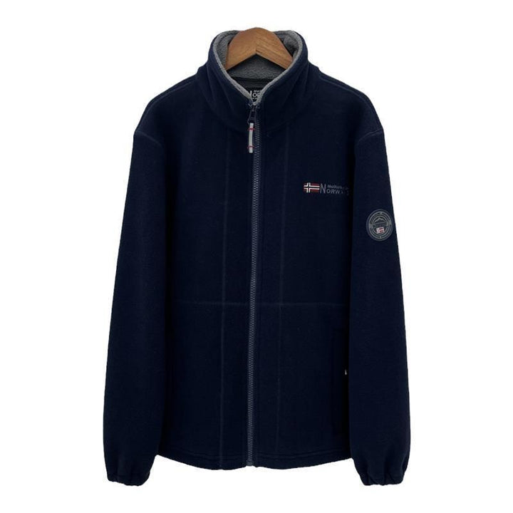 Herren Wärmende Fleecejacke mit Stehkragen, Reißverschluss und elastischen Bündchen Echo Archiv
