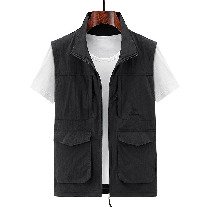 Herren Multifunktionale Outdoor-Weste mit praktischen Taschen Echo Archiv