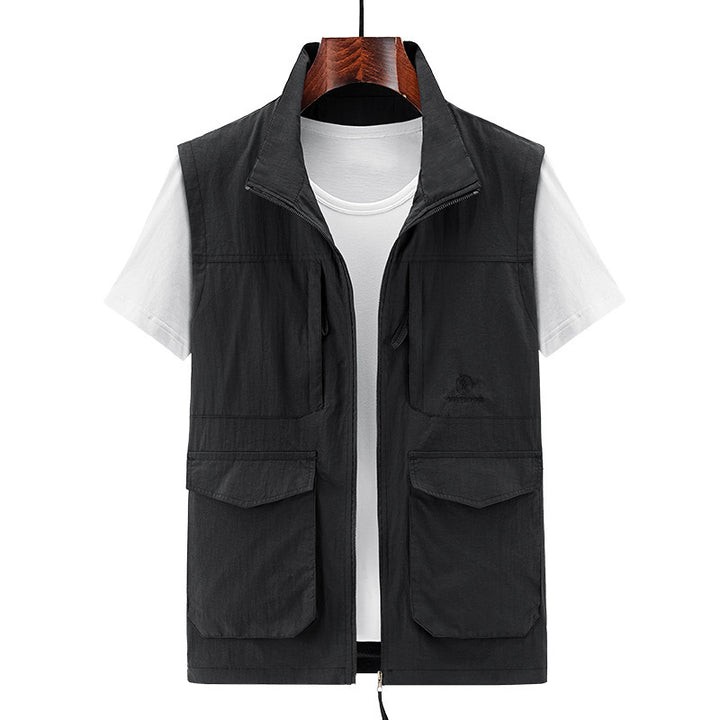 Herren Multifunktionale Outdoor-Weste mit praktischen Taschen Echo Archiv