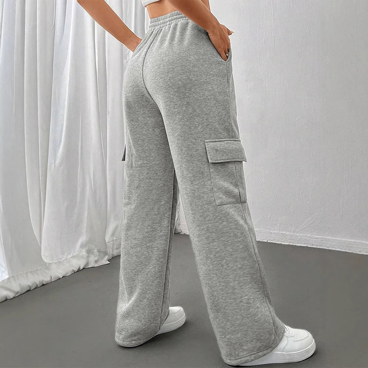 Damen Cargo-Hose mit elastischem Bund und Seitentaschen Echo Archiv