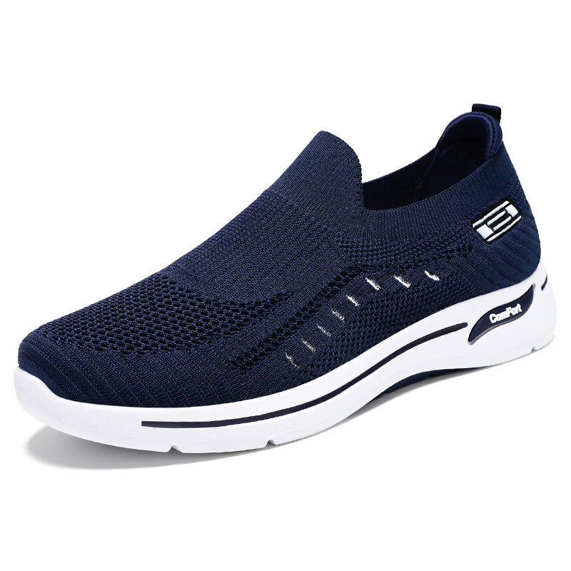 Damen nan ultraleichter gestrickter Slip-On Walking-Sneaker mit nahtlosem Sockenschaft und dämpfender EVA-Comfort-Zwischensohle Echo Archiv