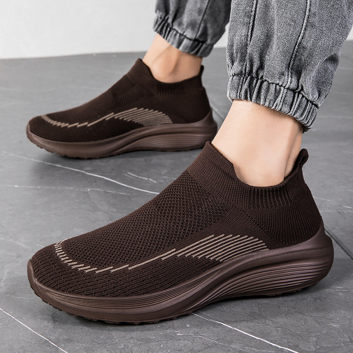 Herren nan sockenähnliche Strick-Sneaker mit nahtlosem Obermaterial und stoßdämpfender Sohle Echo Archiv